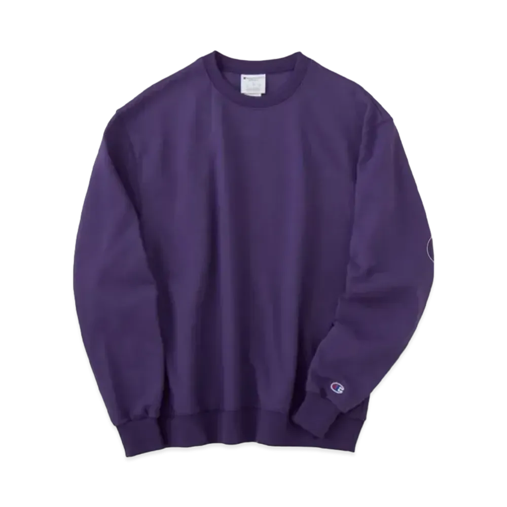 Champion Oversized Pullover Crew Neck Sweatshirt "Purple"