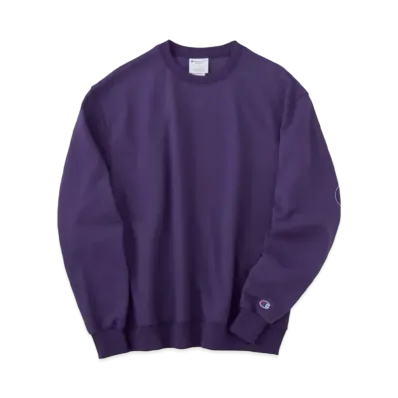 Champion Oversized Pullover Crew Neck Sweatshirt "Purple"