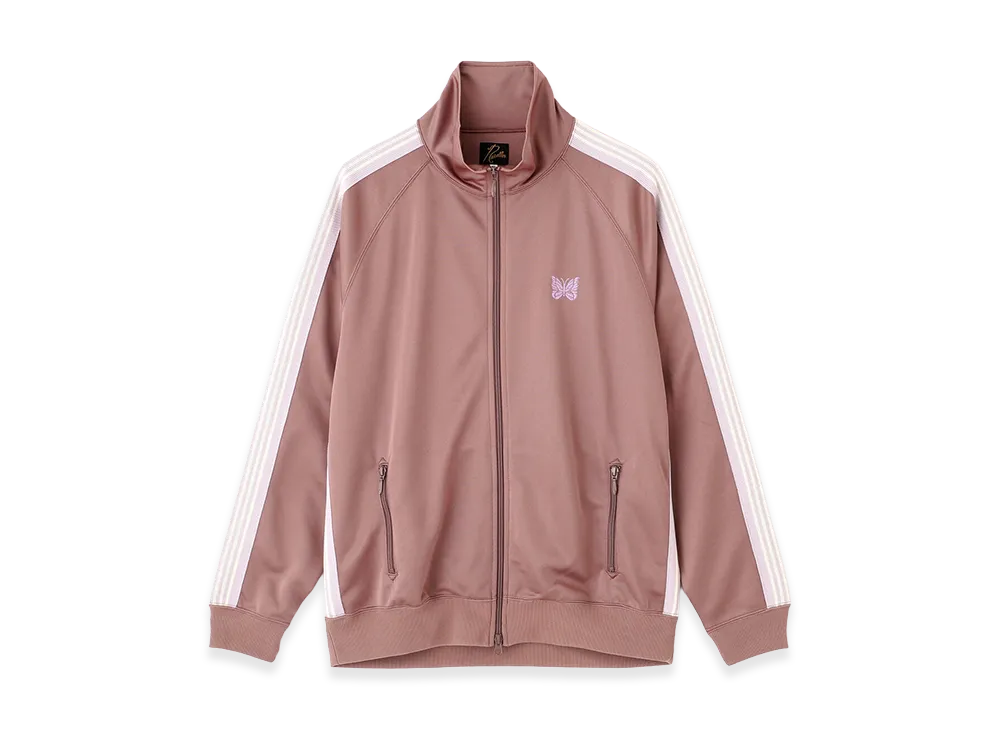 NEEDLES x B'2nd Track Jacket - Poly Smooth "Light Brown"