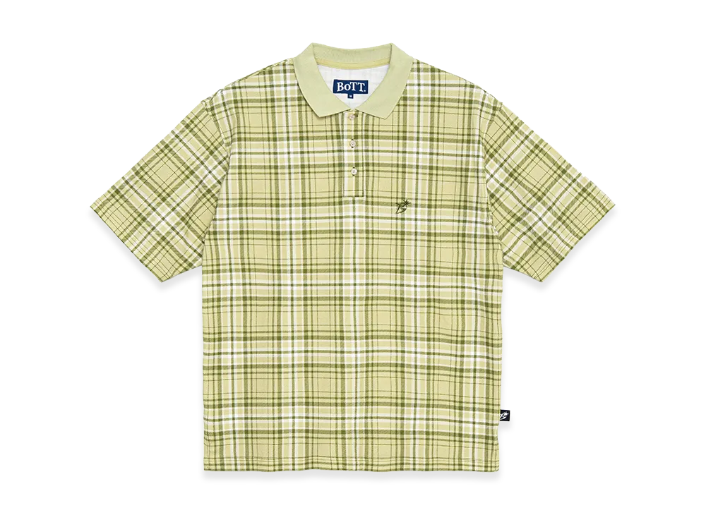 BoTT Plaid S/S Polo Shirt "Green"
