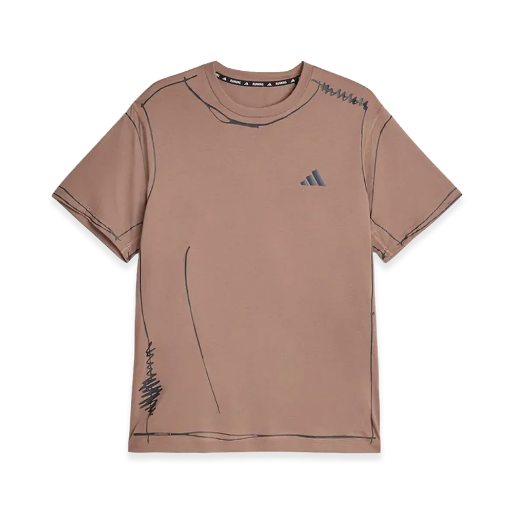 adidas x Song for the Mute adi365 SFTM Running Unitefit T-Shirt "Trace Brown"