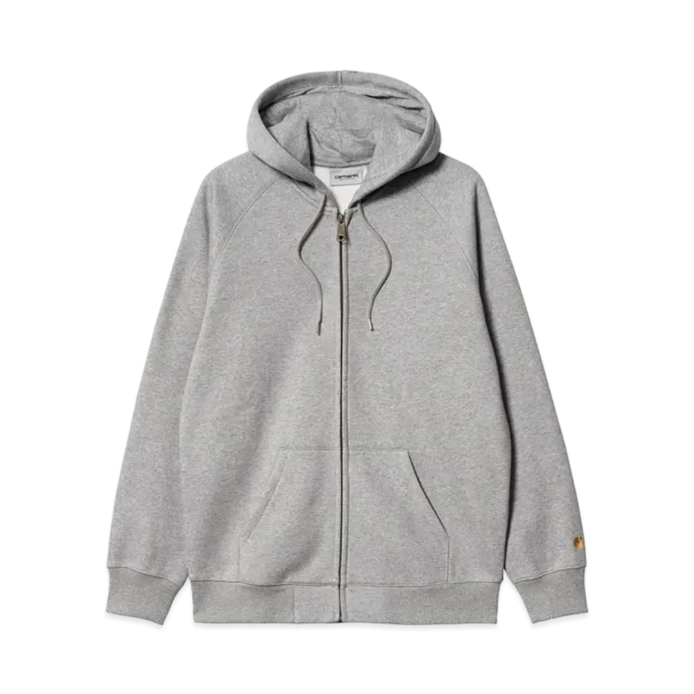 Carhartt WIP Hooded Chase Jacket "Grey Heather/Gold"