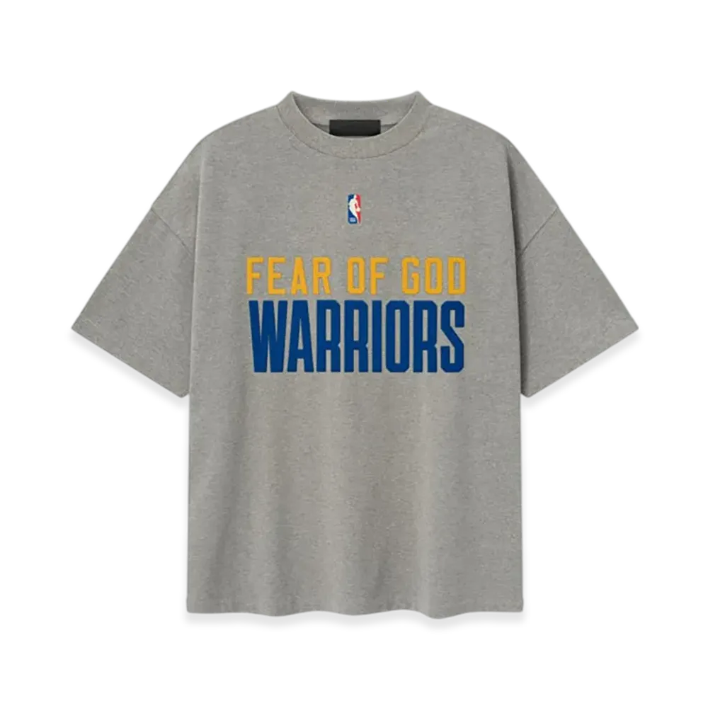 FEAR OF GOD ESSENTIALS Warriors 90's Tee "Concrete Heather"
