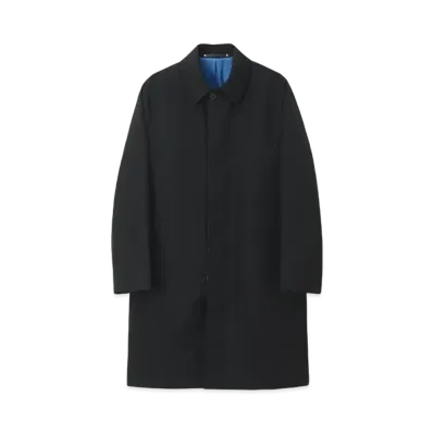 Paul Smith Vintage Wrinkle Stainless Steel Collar Coat "Black"