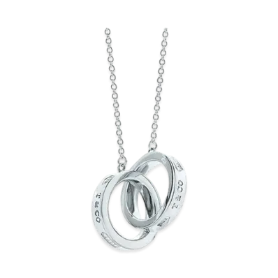 Tiffany & Co. 1837 Interlocking Circles Pendant "Silver"
