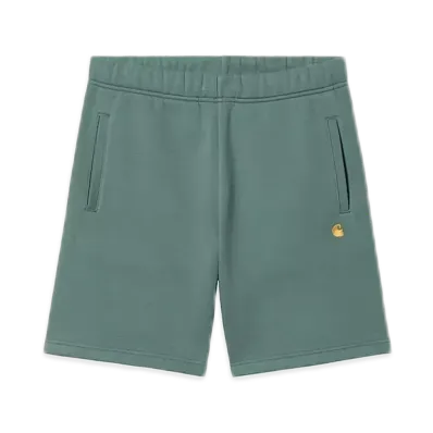 Carhartt WIP Chase Sweat Short "Chervil/Gold"