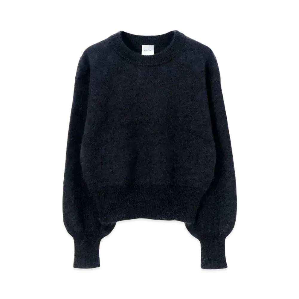 Paul Smith Womens Big Flower Mohair Knit "Black"