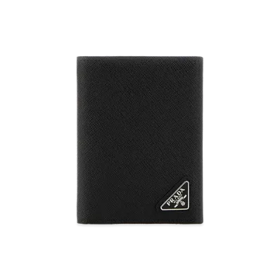 PRADA Leather Card Holder "Black"