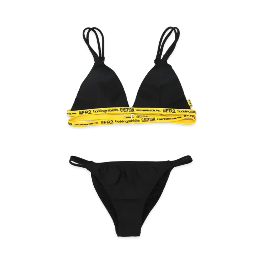 FR2 2lines Bikini "Black/Yellow"