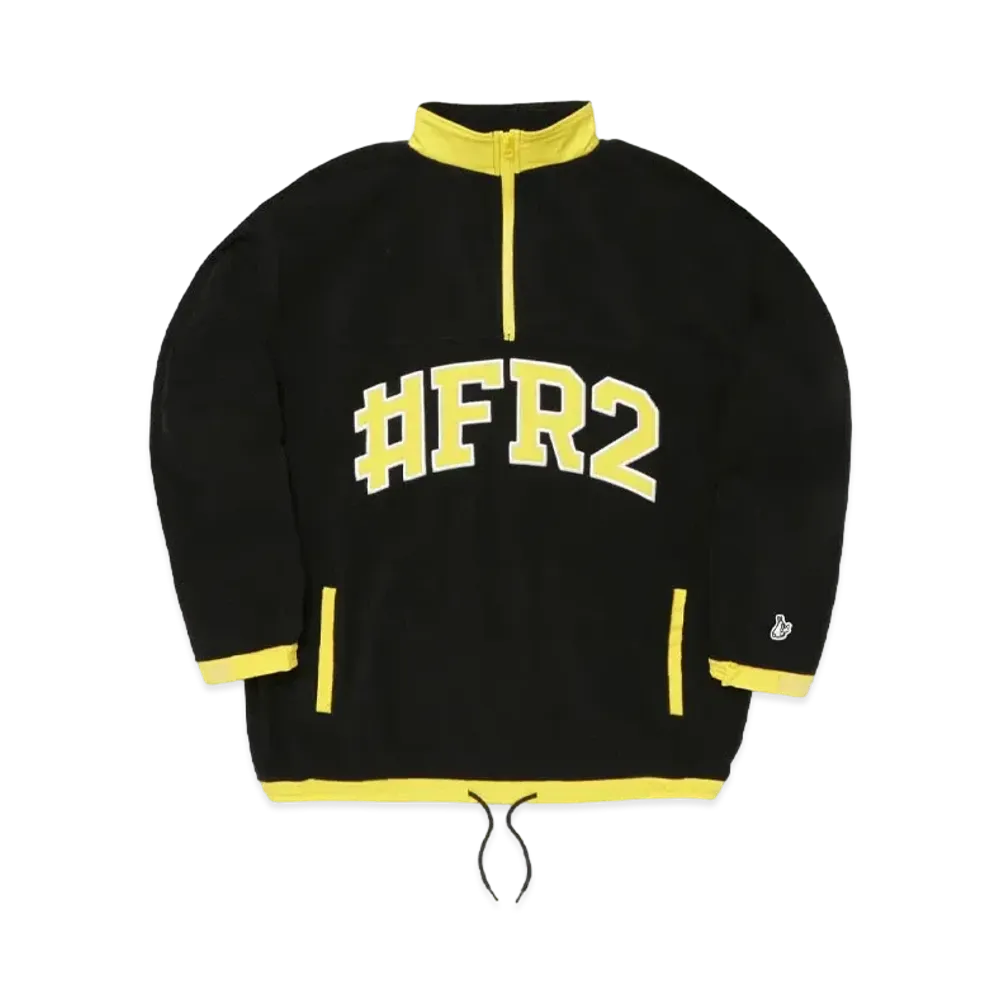 FR2 Fleece half zip Top "Black"