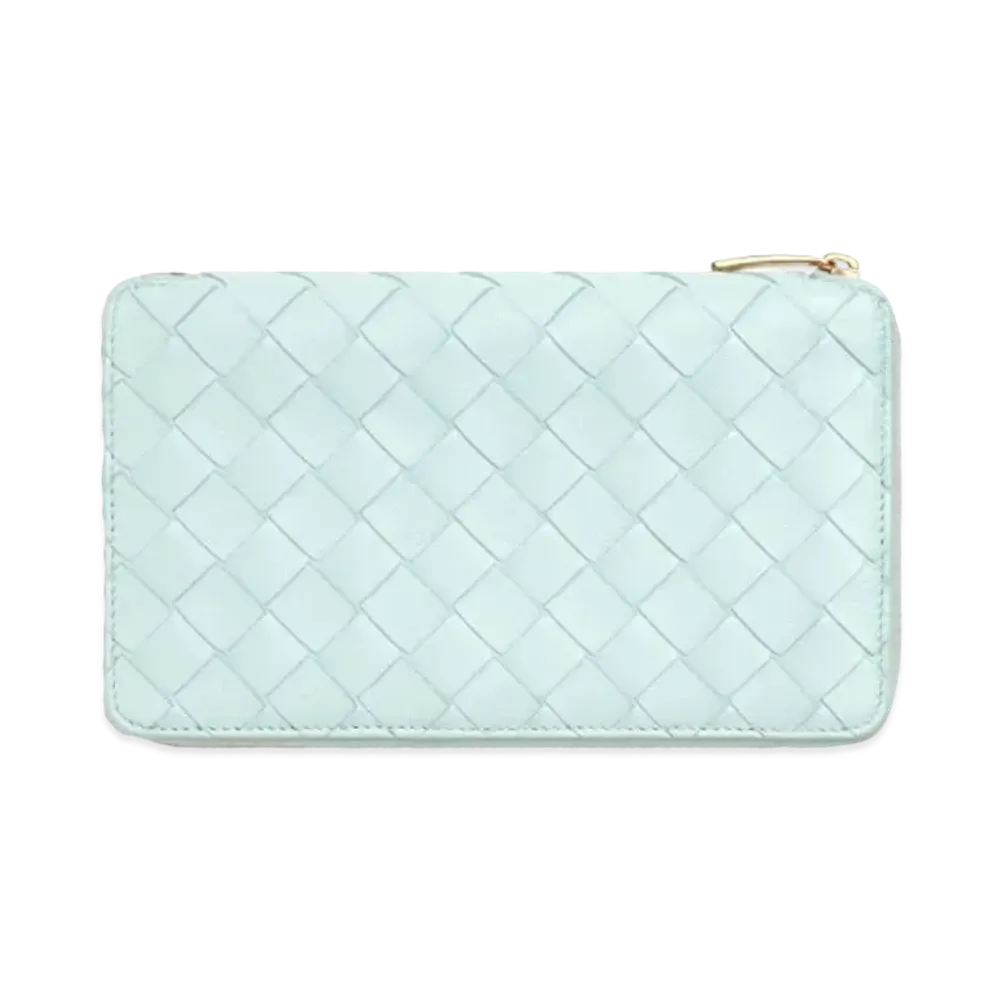 Bottega Veneta Travel Organiser "Teal Washed"