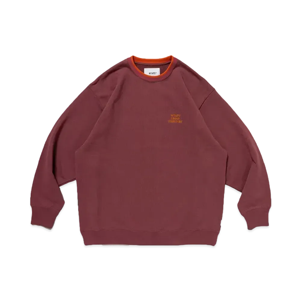 WTAPS AII 05 / Sweater / Cotton. FortleSS "Burgundy"