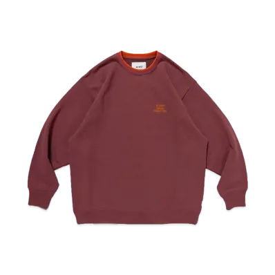 WTAPS AII 05 / Sweater / Cotton. FortleSS "Burgundy"