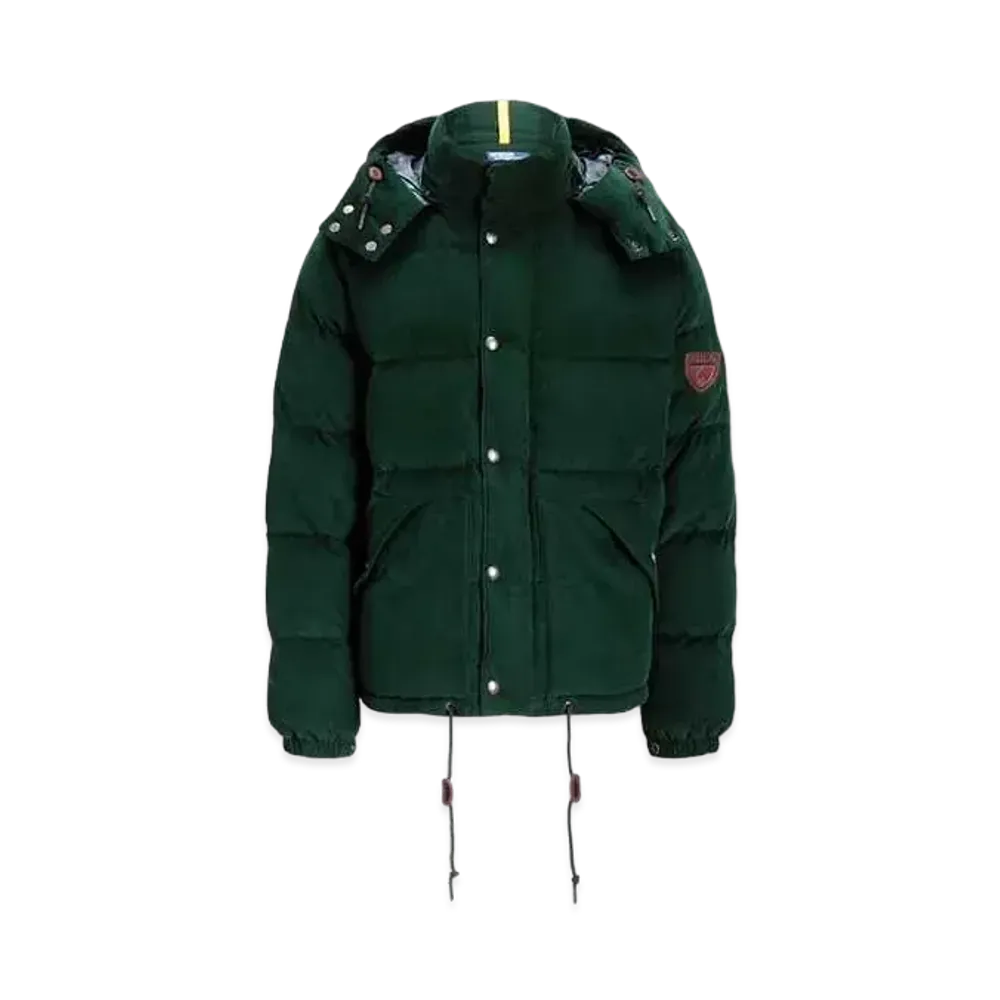 Polo Ralph Lauren Water Reperant Corduroy Down Jacket "Green"