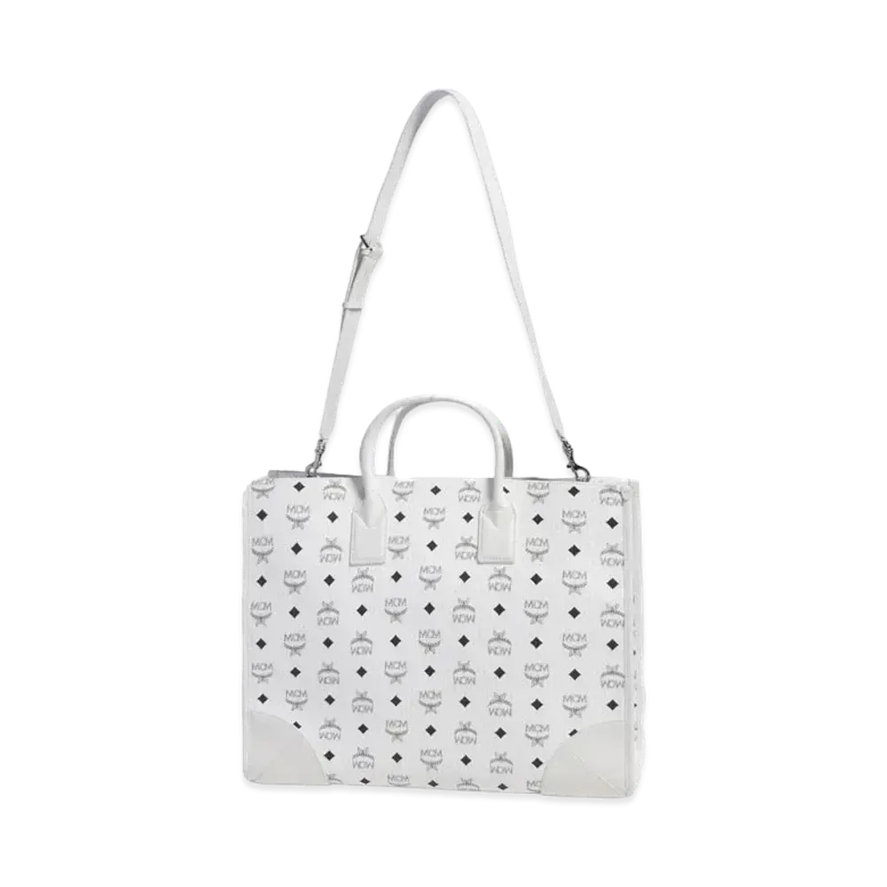 MCM MUNCHEN TOTE "WHITE"