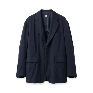 COMME des GARCONS SHIRT Oversized Jacket Polyester Twill Garment Treated "Navy"