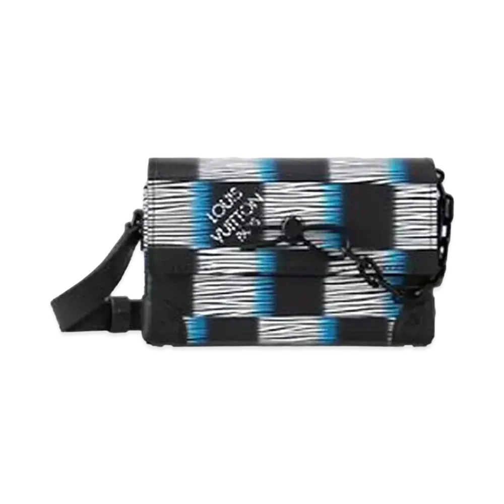 Louis Vuitton Steamer Wearable Wallet Damier Rush Epi XL Leather "Blue Moon"