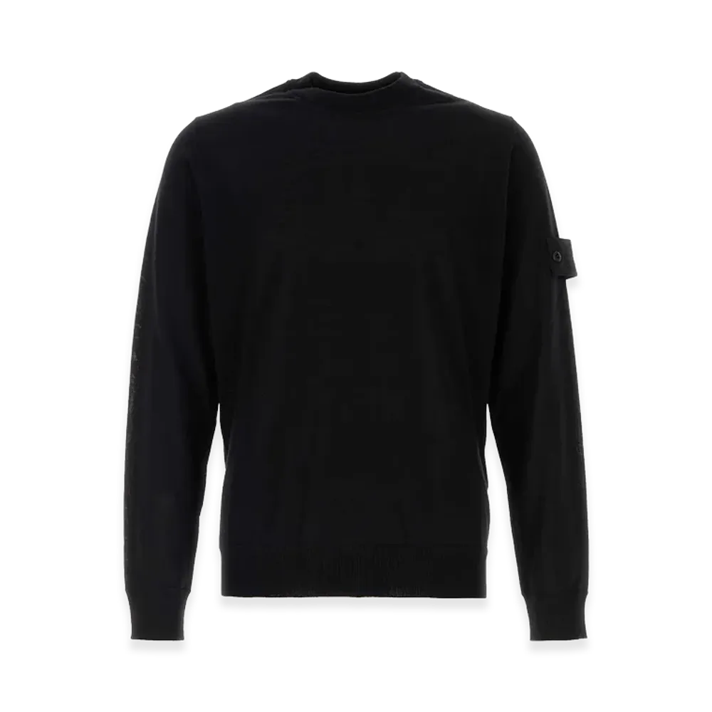 Stone Island Wool Sweater "Black"