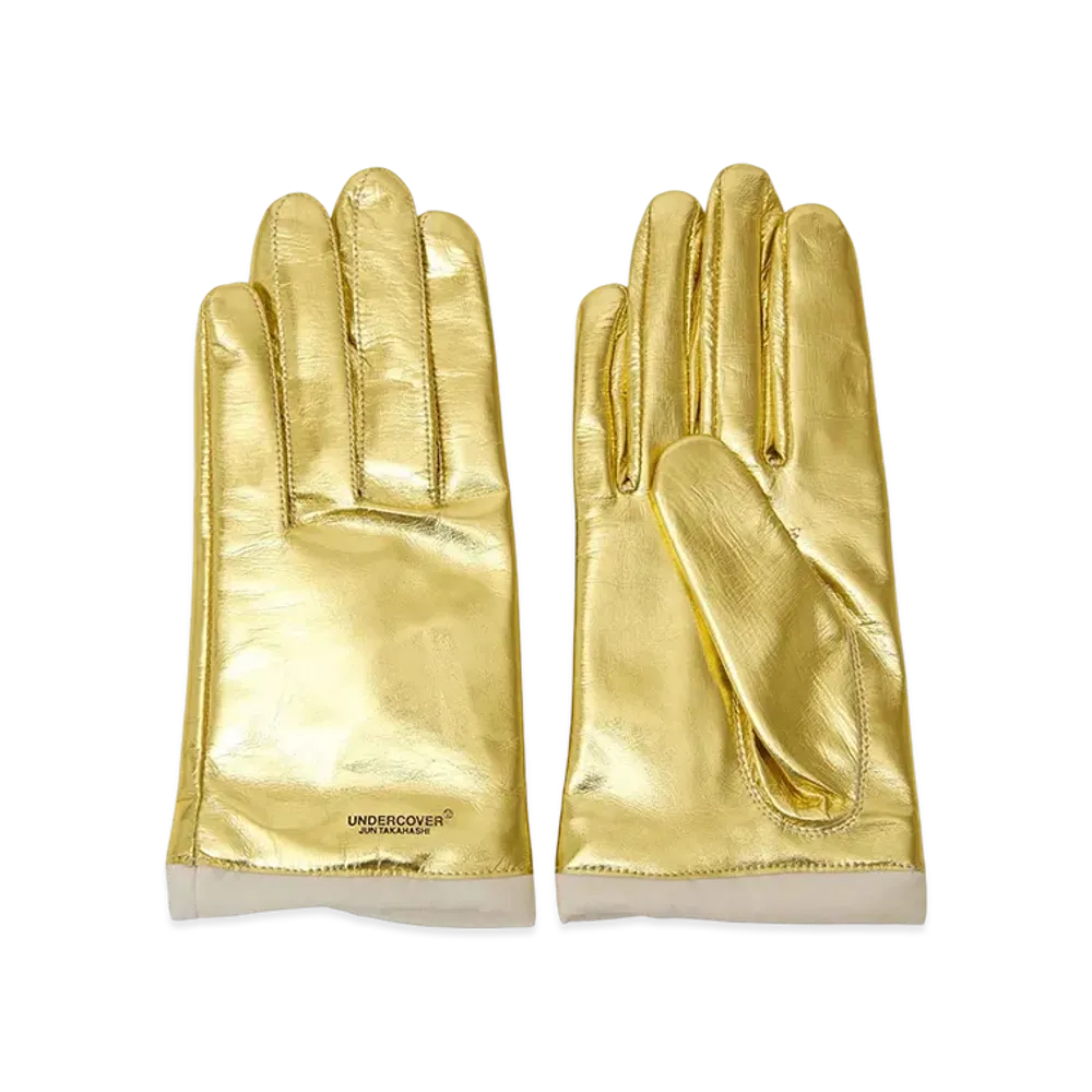 UNDERCOVER Sheepskin Gloves "Gold"
