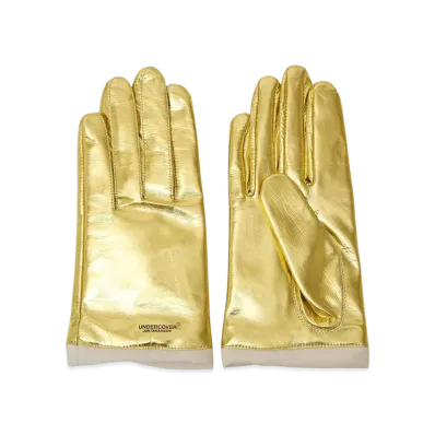 UNDERCOVER Sheepskin Gloves "Gold"