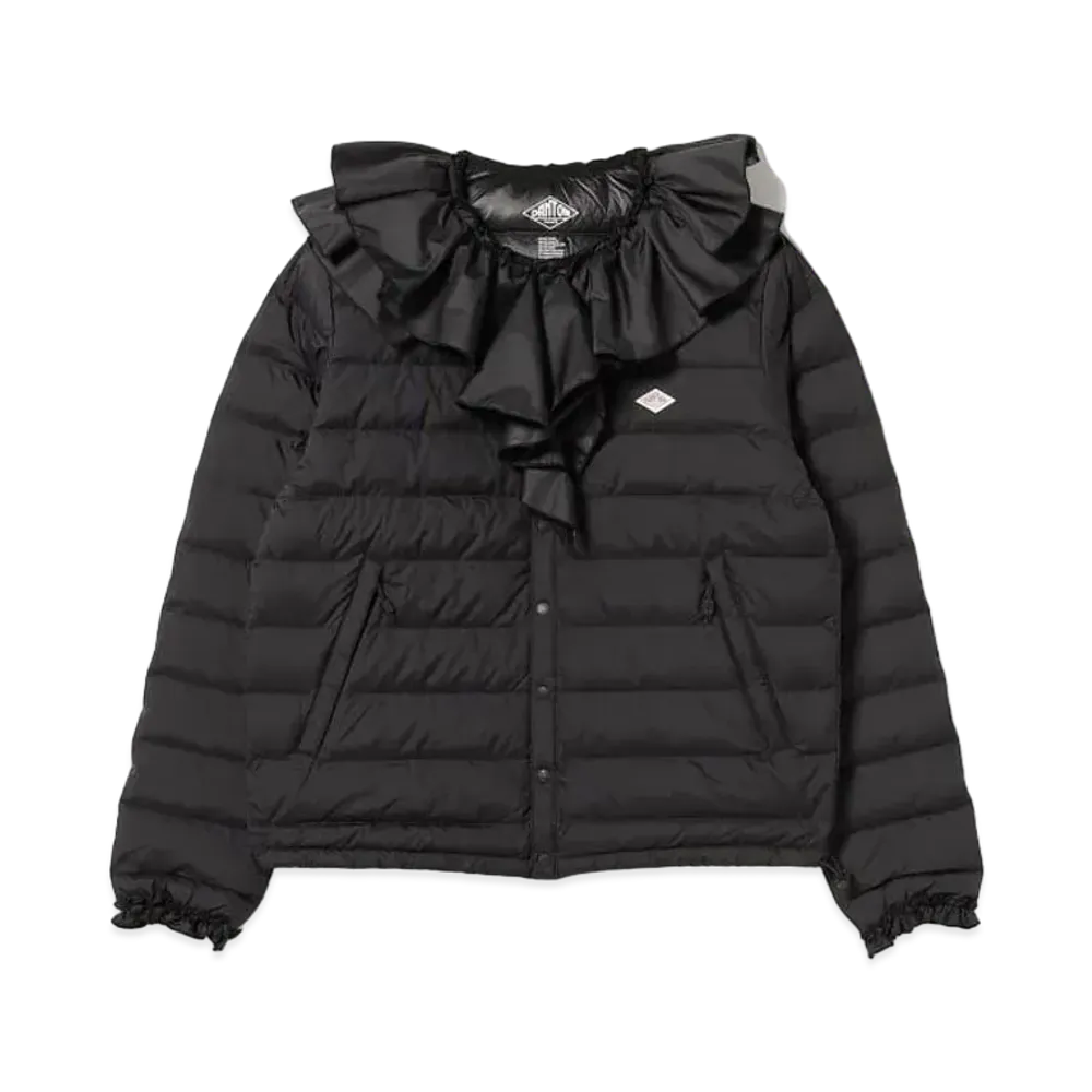 DANTON x BEAMS COUTURE Frill Collar Down "Black"