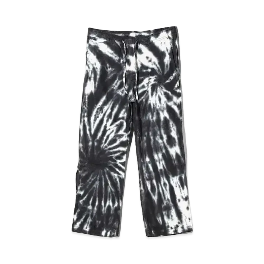 Needles String Work Pant 8oz Denim Tie Dye "Black"