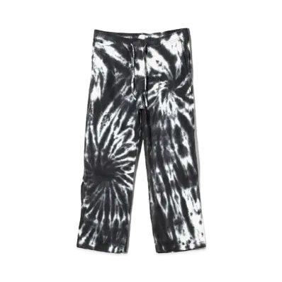 Needles String Work Pant 8oz Denim Tie Dye "Black"
