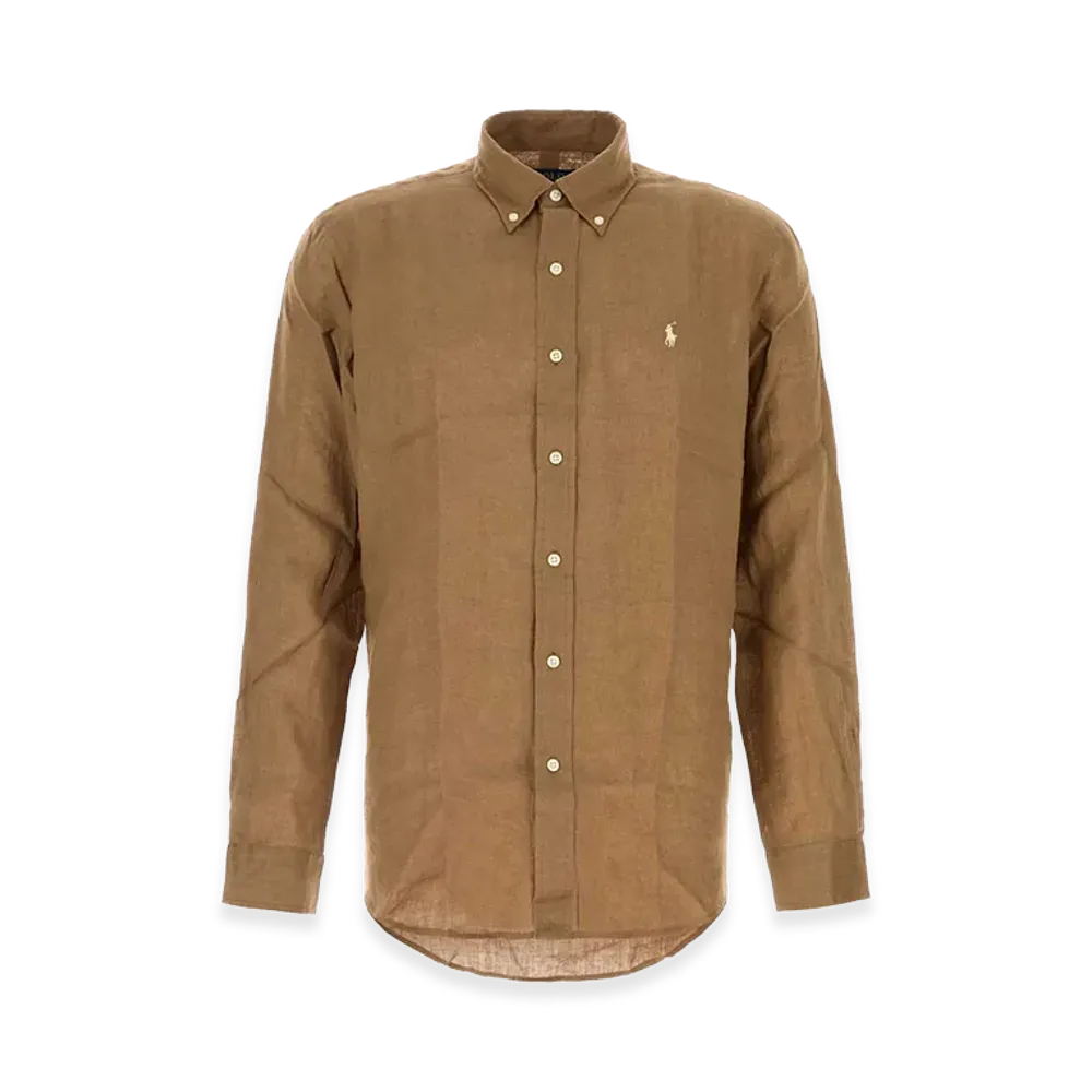 Polo Ralph Lauren Linen Shirt "Brown"