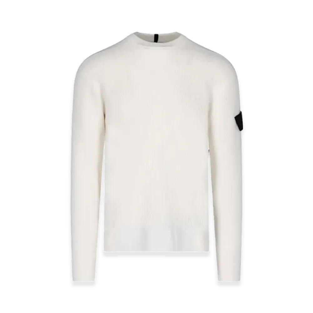 Stone Island Shadow Project 505A1 Stretch Wool Crewneck Knit Chapter 1 - 21FW "White"
