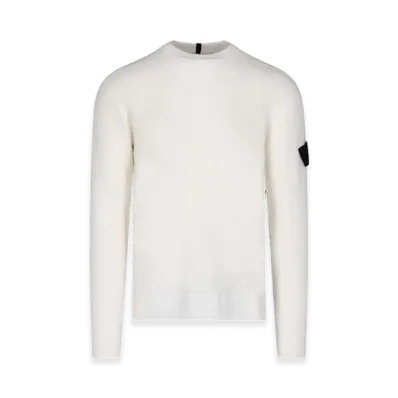 Stone Island Shadow Project 505A1 Stretch Wool Crewneck Knit Chapter 1 - 21FW "White"