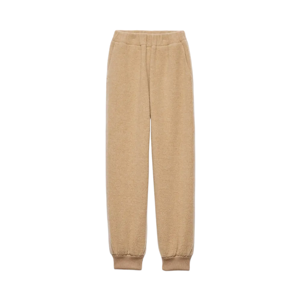 PRADA Women's Fleece Joggers "Beige"