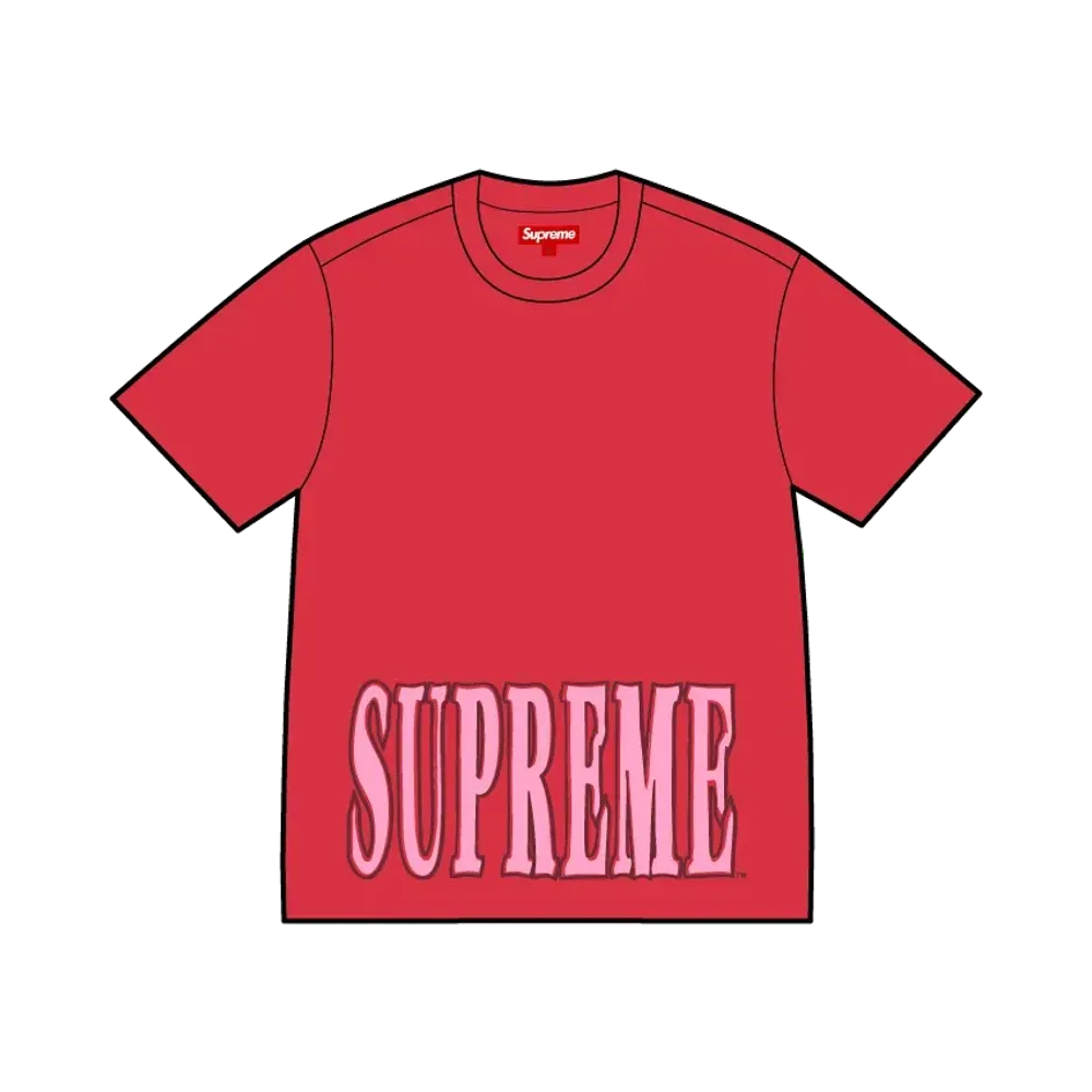 Supreme Cracked Stretch S/S Top "Red"