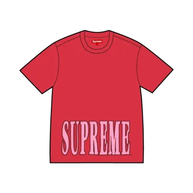 Supreme Cracked Stretch S/S Top "Red"