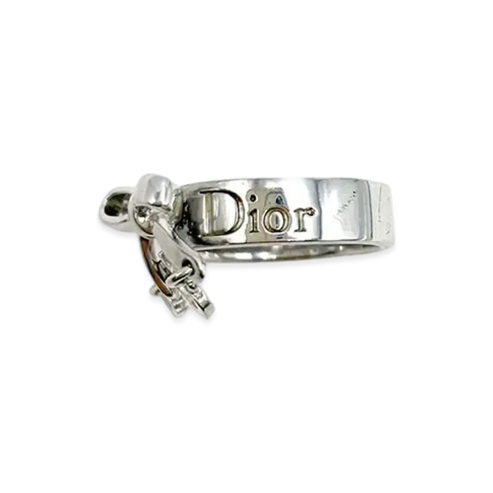 Dior Ribbon Ring "Silver"