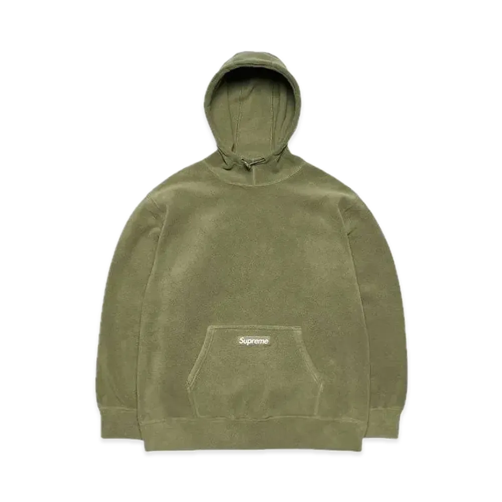 Supreme Polartec Hooded Sweatshirt "Light Olive"