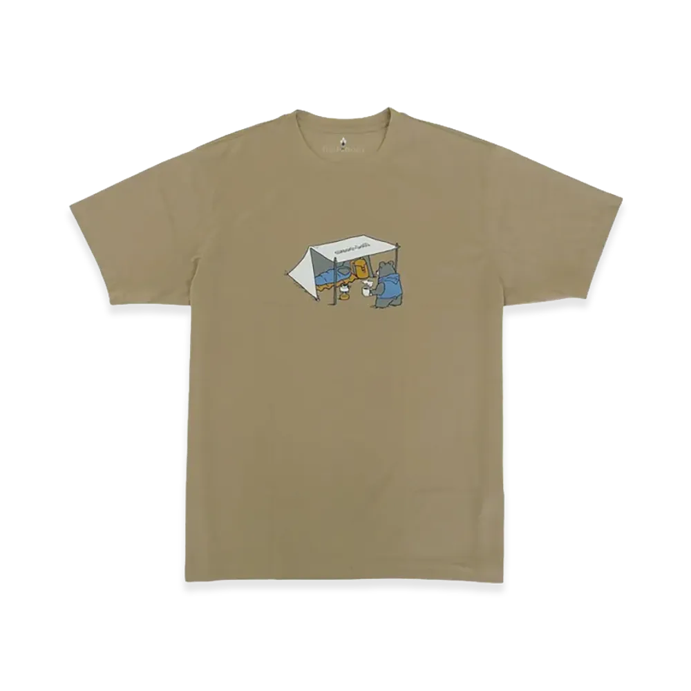 mont-bell T-Shirt WIC. T-Shirt Camp Bear "Tan"