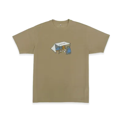 mont-bell T-Shirt WIC. T-Shirt Camp Bear "Tan"