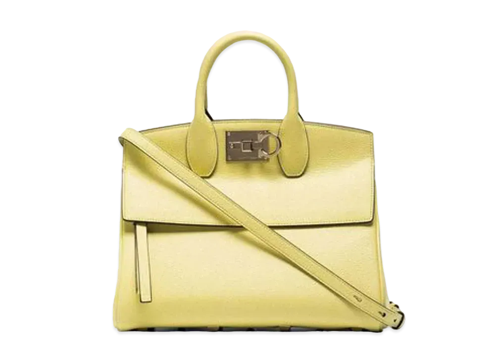 Salvatore Ferragamo Studio Bag (S) "Yellow"