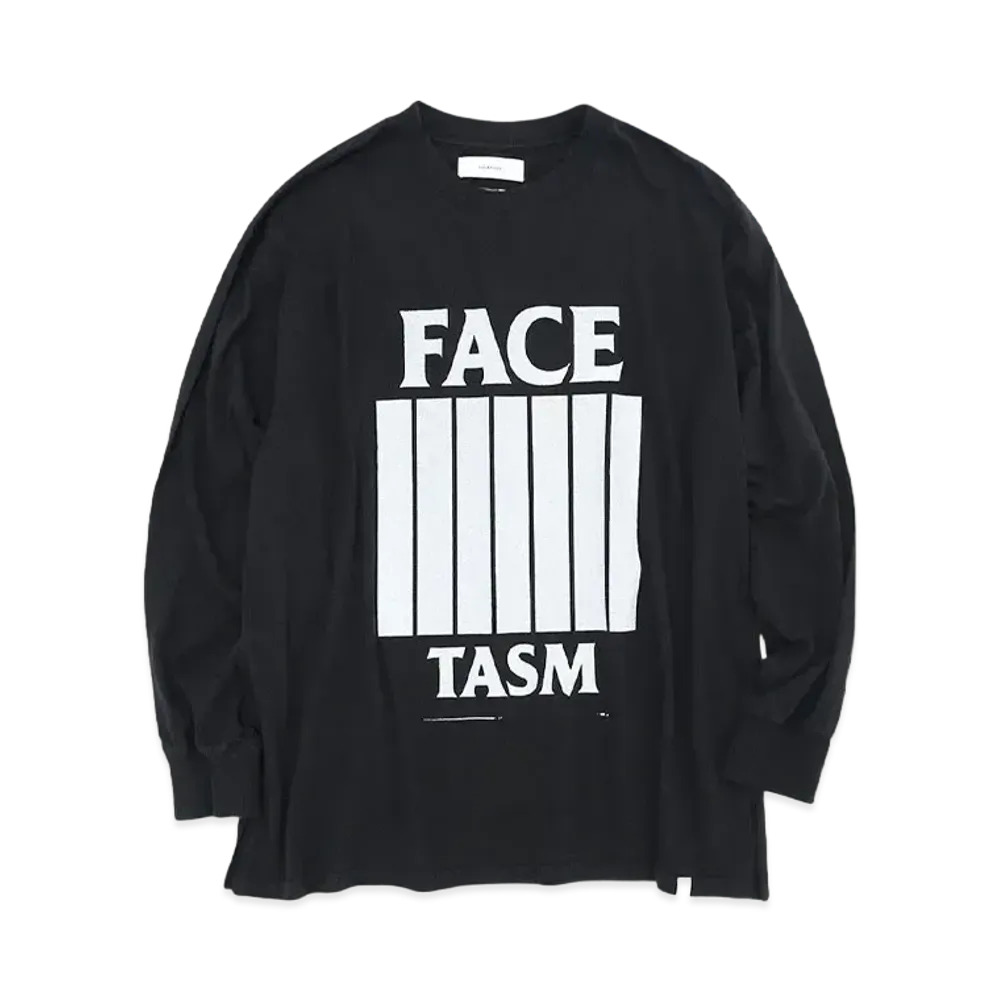 FACETASM 7 BARS LONG SLEEVE TEE "BLACK"