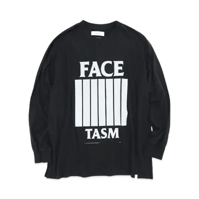 FACETASM 7 BARS LONG SLEEVE TEE "BLACK"