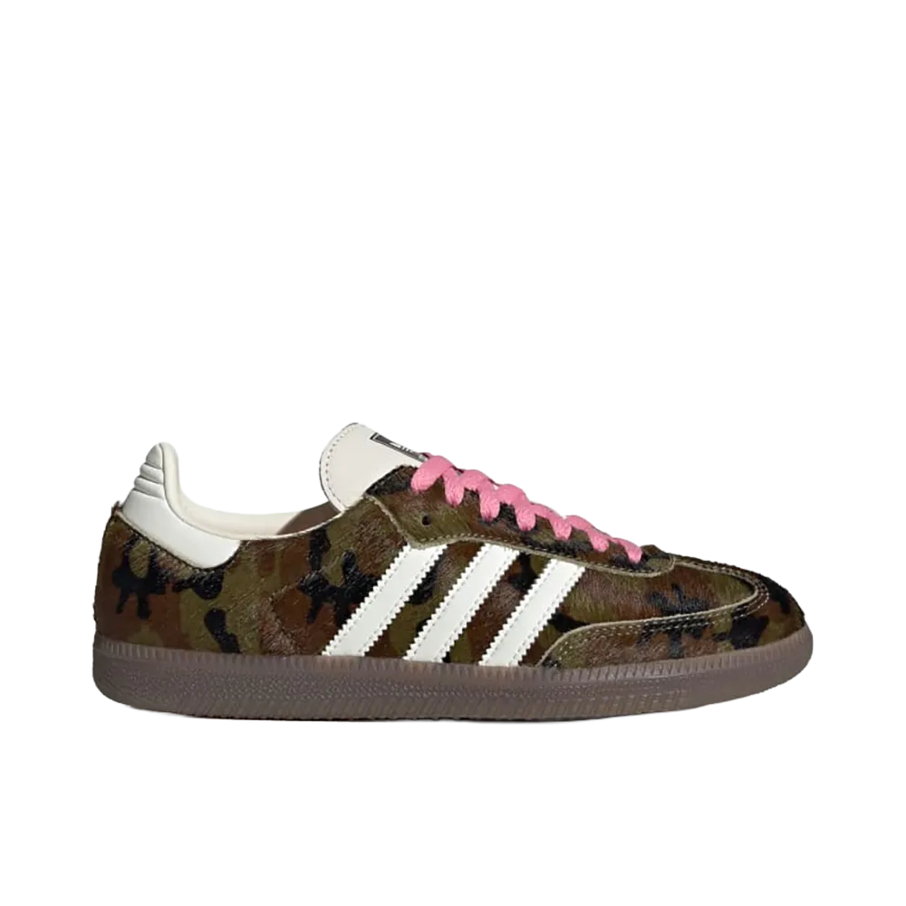 adidas Women's Samba OG Pony Hair "Brown Camo"