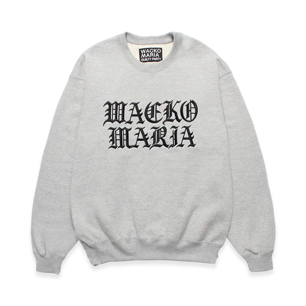 WACKO MARIA Heavy Weight Sweat Shirt "Gray"