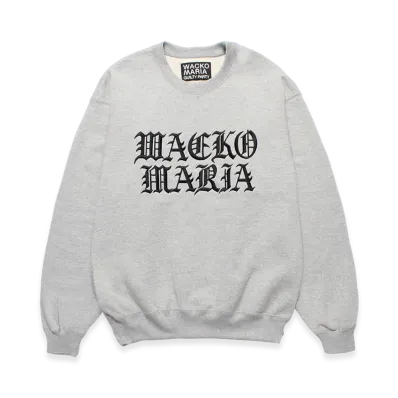 WACKO MARIA Heavy Weight Sweat Shirt "Gray"