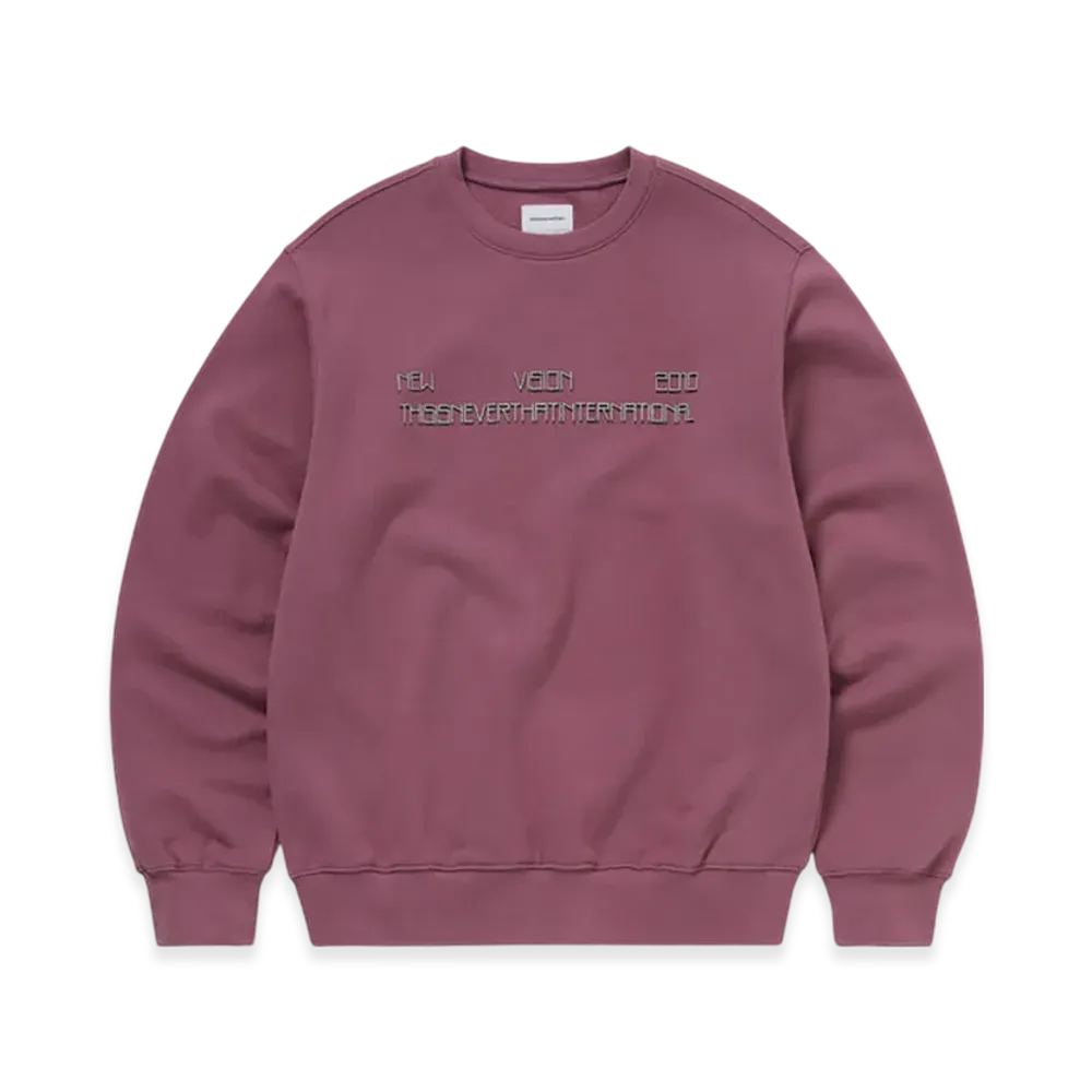 thisisneverthat New Vision 2010 Crewneck "Fuchsia"