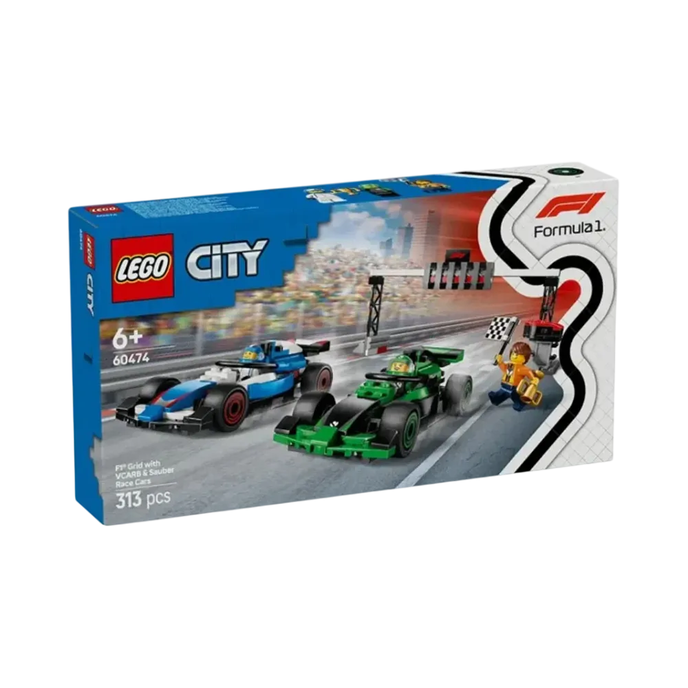 LEGO CITY "F1 grid and VCARB & Sauber race cars" [60474]