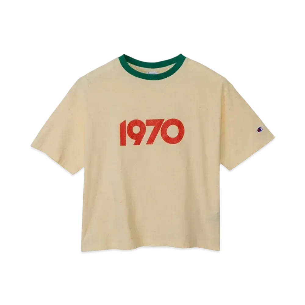 Champion Women's Short Sleeve T-Shirt 25SS "Pale Yellow"