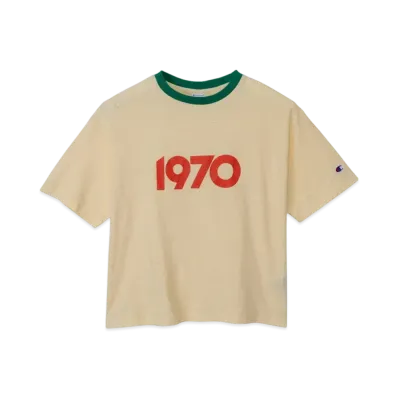 Champion Women's Short Sleeve T-Shirt 25SS "Pale Yellow"