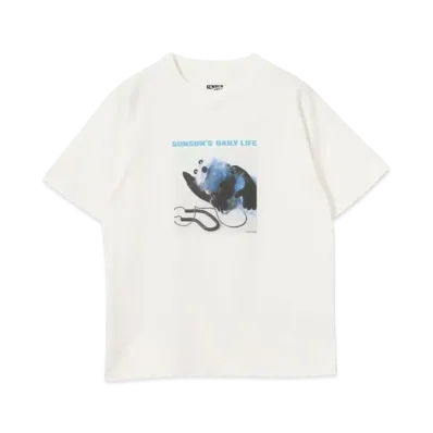 B:MING by BEAMS x PUPPET SUNSUN / Fade Photo Print T-Shirt Music "OffWhite"