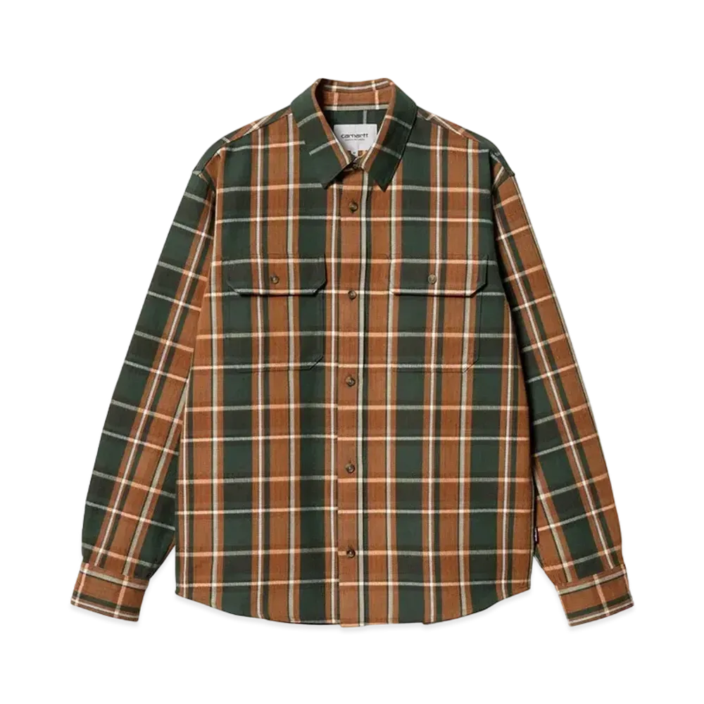 Carhartt Wip L/S Hobart Shirt "Hobart Check,Sycamore Tree"