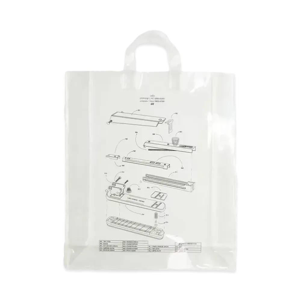 rokh x H&M Plastic Shopper "Transparent/Stapler"